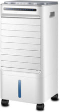 WJIANBIN Climatizadores evaporativo, Aire acondicionado portátil evaporativo con 4 compartimentos para hielo y tanque de 5 litros para enfriamiento