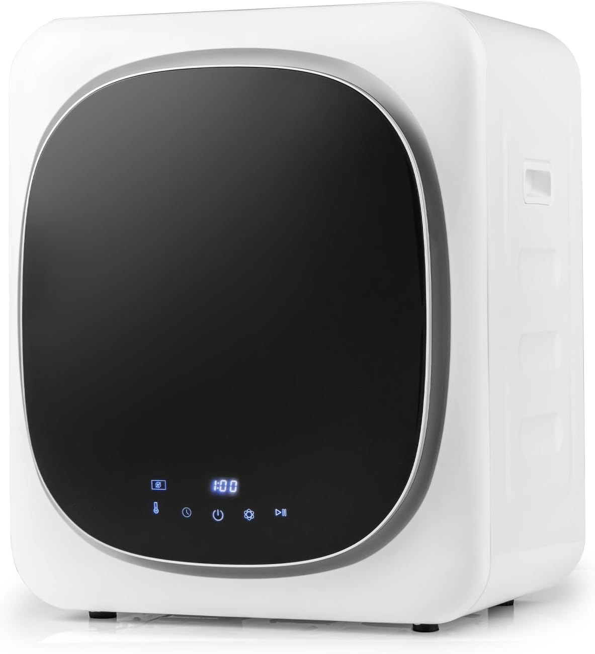 Secadora con bomba de calor COSTWAY, 2.5kg Secadora de Ropa Portátil, 800W Secadora Compacta con Tambor de Acero Inoxidable (Control con Pantalla