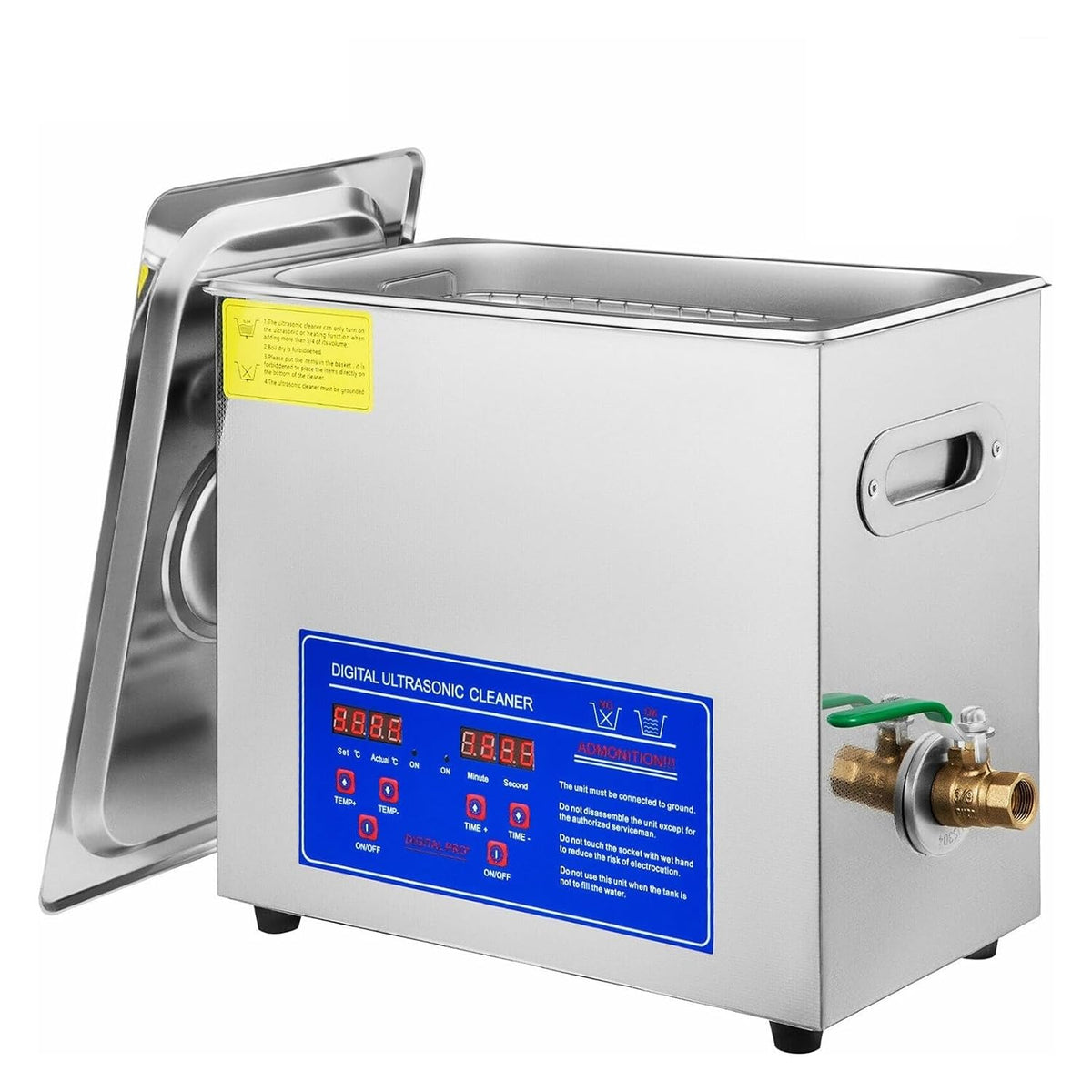 Suministros de limpieza de laboratorio de NGBFF, Limpiador Ultrasónico, Limpiador Ultrasónico De 200W, Limpiador De Joyas, Calentador, Temporizador