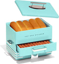 Vaporeras eléctrica Vaporizador extra grande estilo comedor, 20 perros calientes y capacidad para 6 bollos, perfecto para salchichas de desayuno