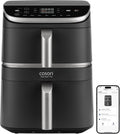 Freidora de aire Aire 10, 8L Turbo Tower Pro Smart, Doble Cesta Vertical, Cosori