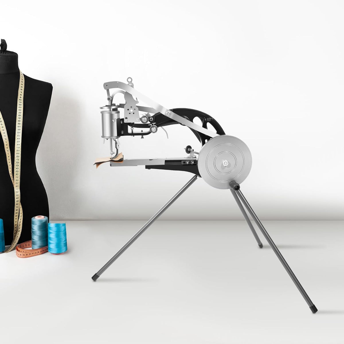 Máquinas de coser básica de DSYOGX, Máquina de coser de cuero, manual de reparación de zapatos, zapatero de cuero, máquina de coser para coser o