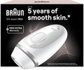 Braun Sistemas de depilación de luz pulsada, Depiladora Luz Pulsada Silk·expert Mini, PL1100, Blanca/Plateada