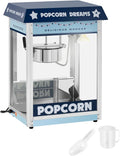 Máquinas de palomita Palomitera Máquina Profesional (Potencia: 1.500 W, Producción: 5 kg/h, Con iluminación, Azul) Para Venta Ambulante, Royal