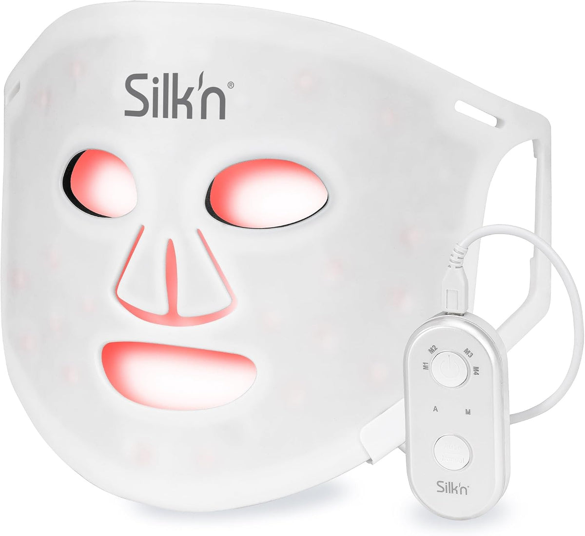 Mascarilla de Silk'n, LED Face Mask 100 Mascarilla Facial 4 Colores de Luz Blanca