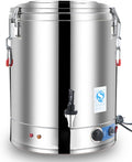 Dispensadores de agua caliente Dispensador de caldera de agua caliente de acero inless comercial de 40 L/50 L/60 L/70 L con control de temperatura