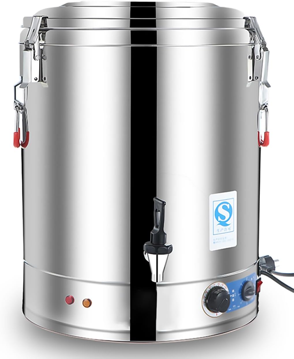 Dispensadores de agua caliente Dispensador de caldera de agua caliente de acero inless comercial de 40 L/50 L/60 L/70 L con control de temperatura