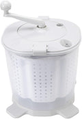 Generic Lavadora, Manual No Eléctrica, Lavadora Portátil con Manivela para Dormitorios, Apartamentos, Camping (gris nórdico)