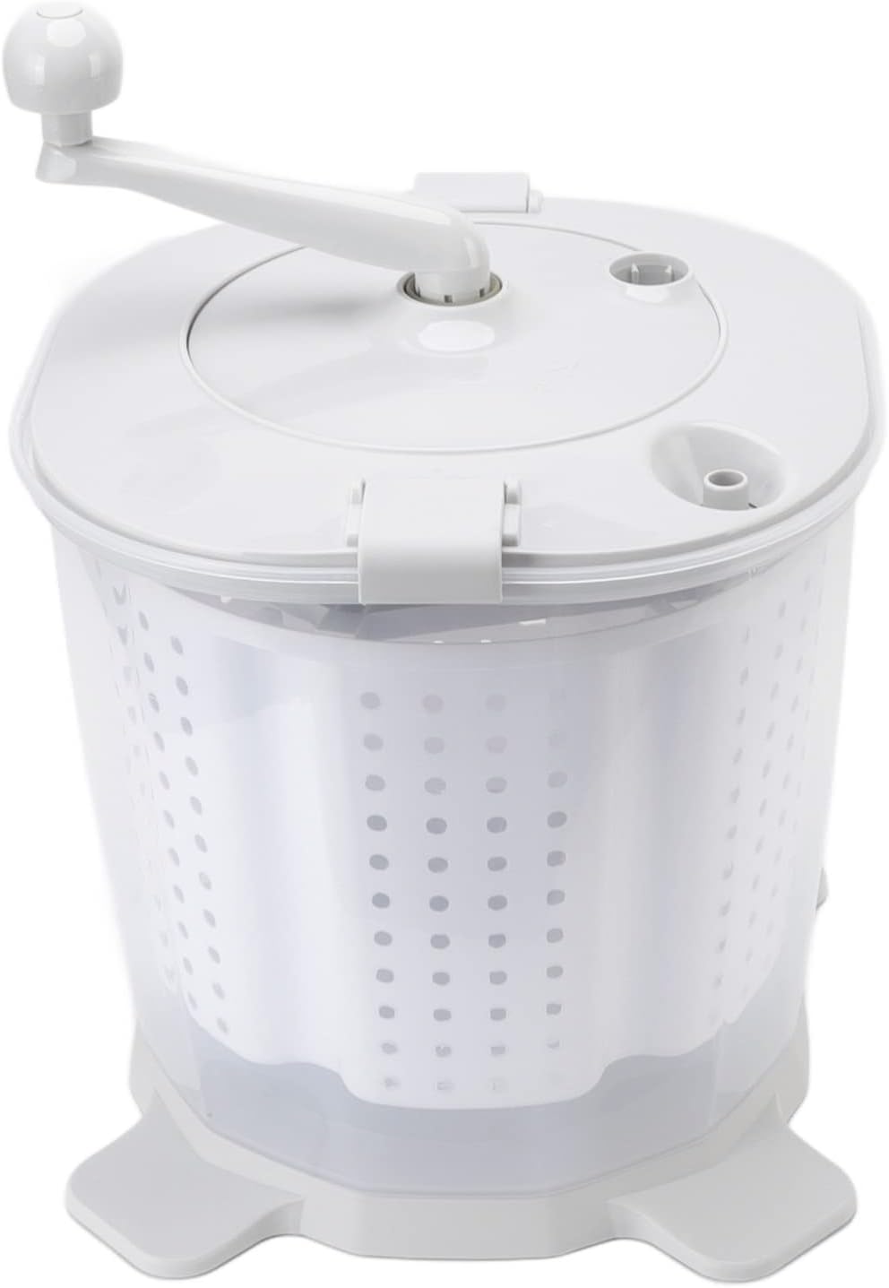 Generic Lavadora, Manual No Eléctrica, Lavadora Portátil con Manivela para Dormitorios, Apartamentos, Camping (gris nórdico)