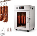 Deshidratador aallwwsso, Secador De Carne En Acero Inox Con Panel Led, 14 Ganchos Withoutgrid