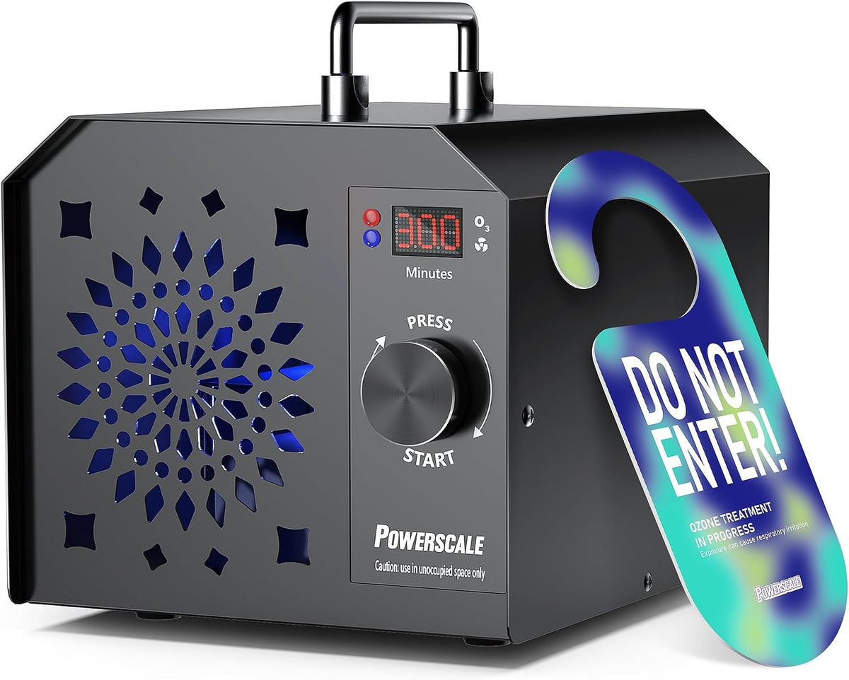 PowerScale OZB1 Purificadores de aire, Generador de ozono comercial 90.000 mg/h, Purificador de aire industrial de ozono para eliminar olores