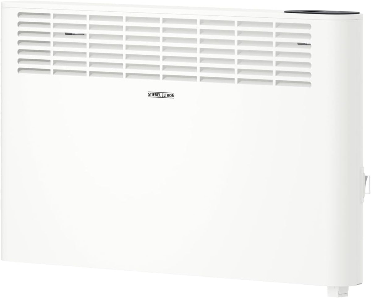 Radiador Stiebel Eltron, CNS 205857 Convector de pared, LCD, 2 kW para aprox. 25 m², certificado TÜV, pantalla LCD, temporizador semanal, calefacción
