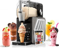 Azmsary Heladera, Máquina de granizado, Fácil de usar con un botón 2, 5 L Slushie Maker, no requiere hielo, con pantalla LED, 6 programas automáticos