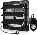 Ventilador Brogachy, 350mm Extractor de Aire Alto flujo aire silencioso para garaje