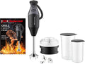 ESGE Zauberstab Batidoras de mano, ESGE 98215 ESGE-Zauberstab M 200 - Batidora de mano para barbacoa, hasta 17.000 rpm, 200 W, con accesorio para