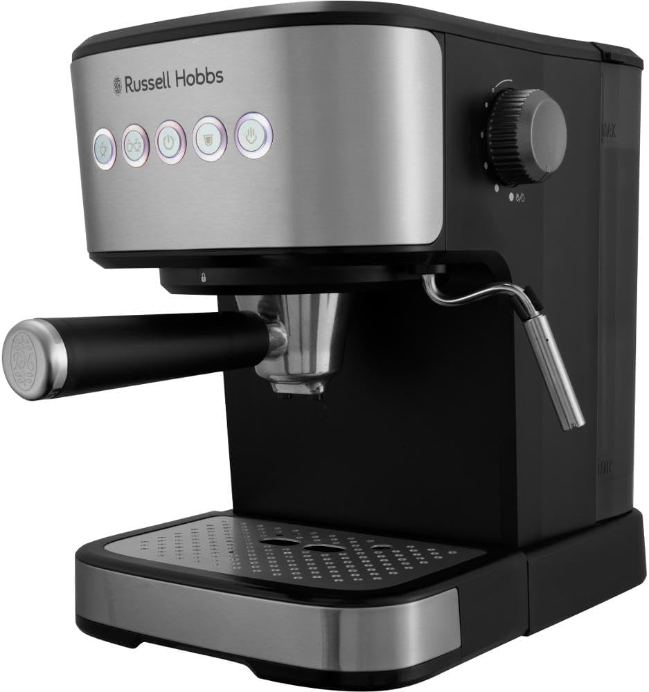 Cafeteras individual Cafetera Espresso [Compatible con cápsulas o café molido] Heaton (vaporizador, presión de 15 y 20 bares, depósito de 1, 5 L