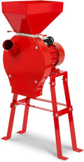 EBERTH Molinos de grano, Molino de cereales eléctrico - Con potente motor eléctrico de 1100 vatios, rendimiento de 240 kg/h, triturador con afilada