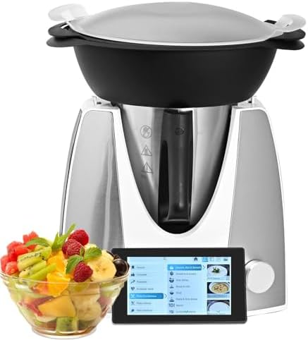 Generic Robots de cocina, Robot de cocina inteligente, pantalla TFT, más de 10 funciones preestablecidas para mezclar automáticamente, hervir y