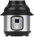 Ollas a presión de Instant Pot, DUO CRISP + Air Fryer 8L Multicooker. 11 funciones en 1: olla a presión, sartén, vaporera, olla lenta, metal