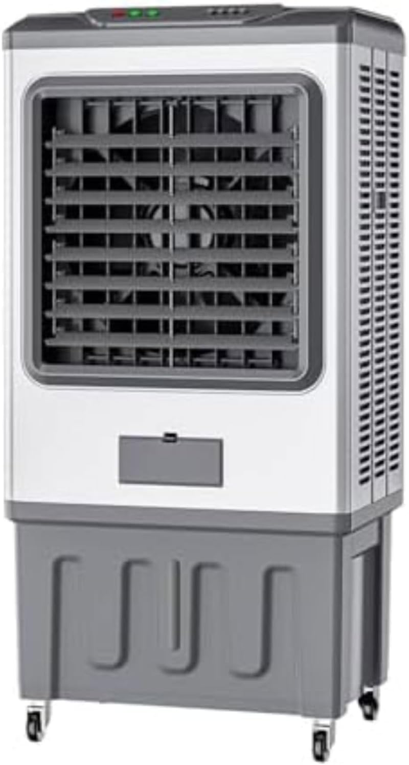 Generic Aire acondicionado portátil, Enfriador de aire evaporativo portátil, aire acondicionado de bajo consumo con 3 velocidades, tanque de agua de