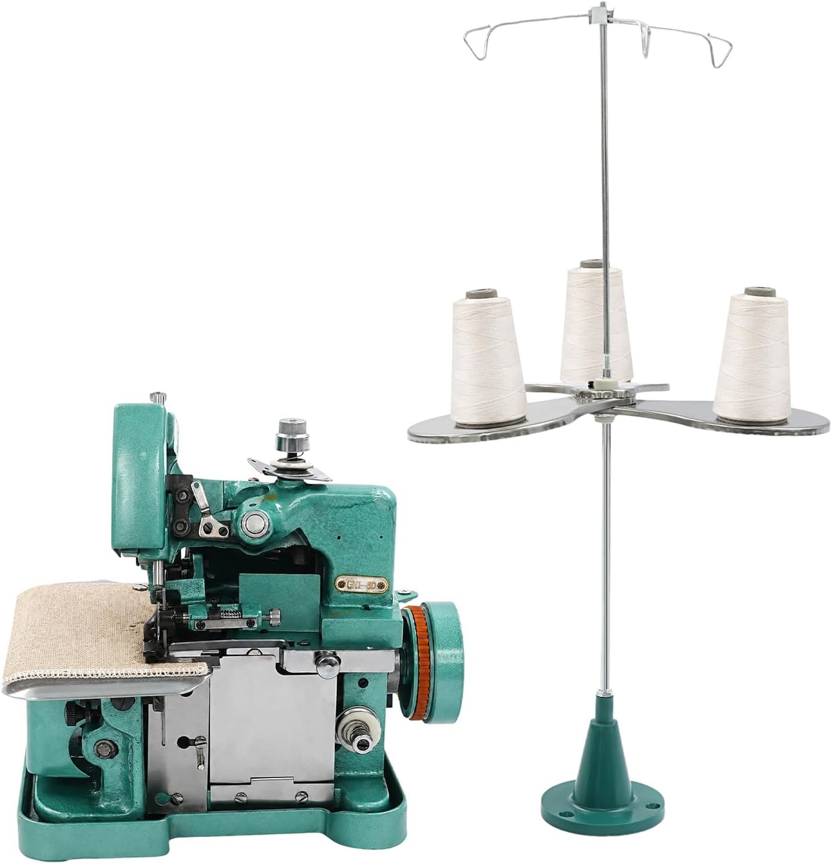 Duoruameng Máquinas para puntada de seguridad, Máquina de coser overlock de 150 W, 3000 puntadas/min, con interruptor de