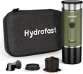 Cafeteras individual Cafetera de espresso portátil con batería de 7800 mAh, diseño ultraligero, fácil de viajar, 20 bar, autocalefacción, con cápsulas