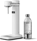 Sifones y máquinas para hacer soda de aarke, Carbonator 3, Máquina para hacer Agua con Gas en Acero Inoxidable, incluye Botella 800ml, Acabado en