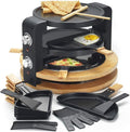 Kitchen Chef Raclett, máquina raclette 8/10 personas 1500w + grill + crepera kcwood.8.super