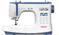 Necchi NC-103D Máquinas de coser básica, Máquina de coser, interior de fundición a presión de aluminio, carcasa de ABS, azul, regular