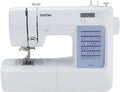 CS5055 de Brother, máquinas de coser básica, Máquina de coser computarizada, 60 puntadas integradas, visualización LCD, 7 pies incluidos, color blanco
