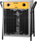 Radiador SIAL, Calefactor Industrial de Aire Caliente 22kW 400V IP24 Radiador, DA22