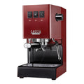 Cafeteras de goteo Classic E24 Evo Pro - Cafetera manual para café expreso con caldera de latón y válvula solenoide, color rojo cereza, Gaggia