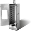 Ahumador SMOKI Räuchertechnik, Smoki - Horno para ahumar con ventana (acero inoxidable V2A, 120 x 39 x 33 cm)