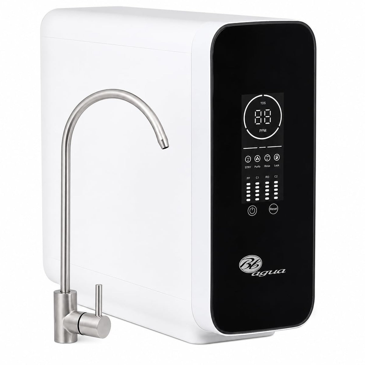 Bbagua Pequeño electrodoméstico, Home Direct Flow 1000 GPD Ósmosis Inversa sin Depósito