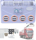UORDBY Aire acondicionado, eléctrico de 12V/24V CC, Aire Acondicionado eléctrico para Techo de Autocaravana, Mini Aire Acondicionado para Coche, para