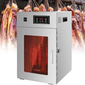 Deshidratador WHYYDSS, Secador de carne rotatorio, secador de alimentos comercial, rotación de 360°, secador de salchichas de acero inoxidable para