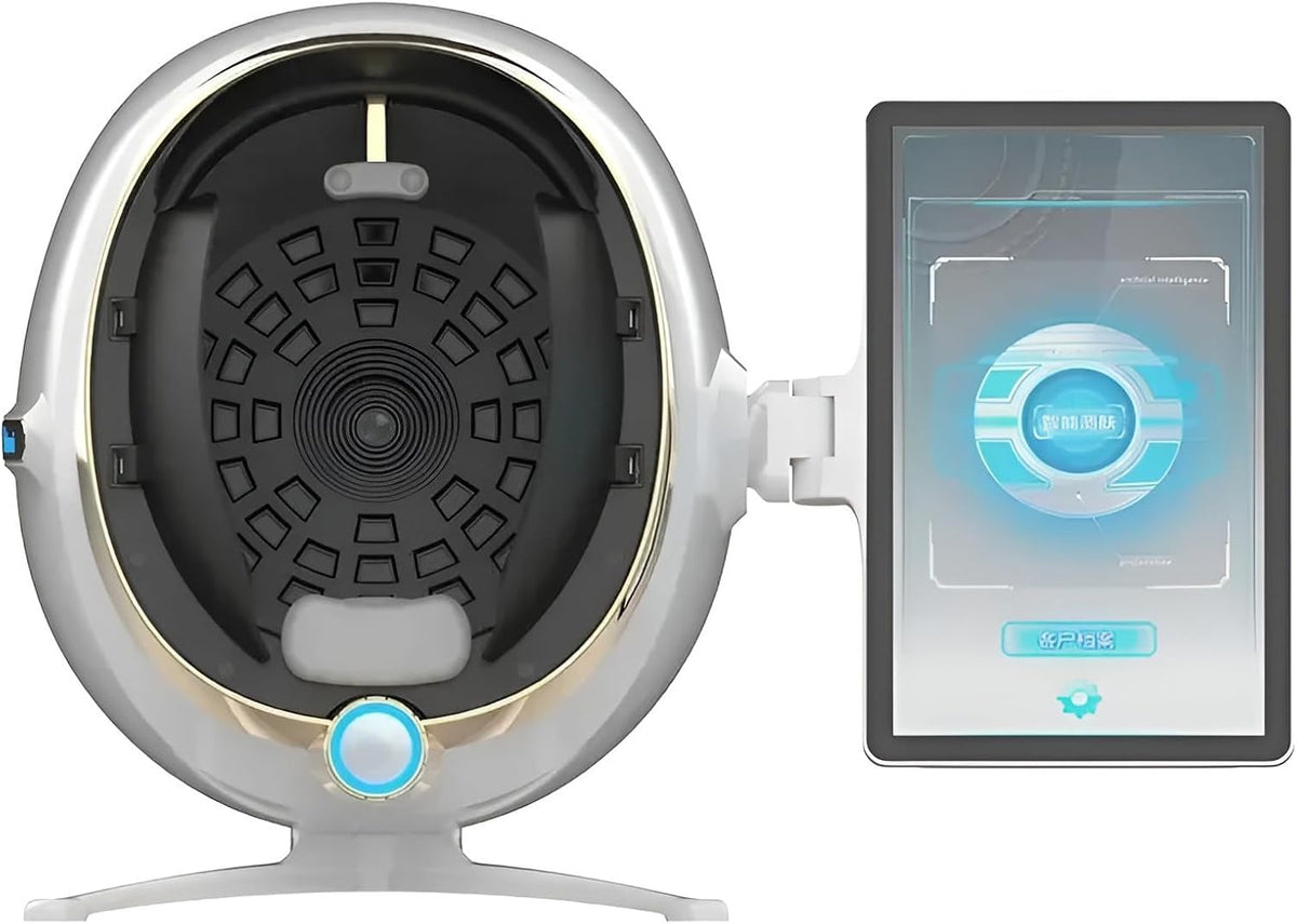 Dispositivos tonificadores facial JXUANMM, Radiofrecuencia facial Máquina analizadora de piel 3D, analizador de humedad facial profesional, detector