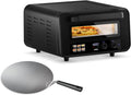 Princess Hornos individuales para pizza, Horno para Pizza Pro Max, 15L, 400°C, 2100W, Control Digital, Piedra y Pala Incluidas, Calor Superior e