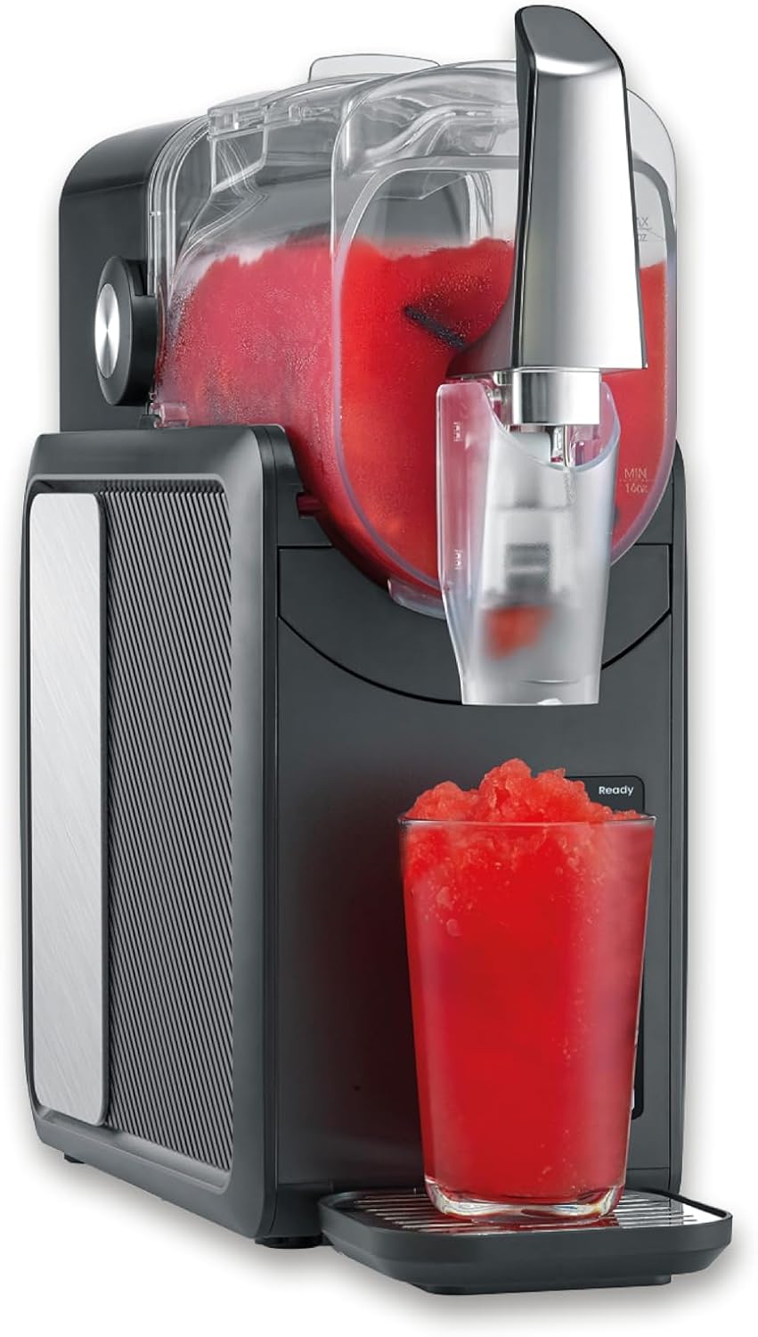 Severin Heladera, S-Slush, máquina de granizados para uso doméstico, 5 programas, cócteles helados, frappés, batidos, sin hielo, autolimpieza, en solo