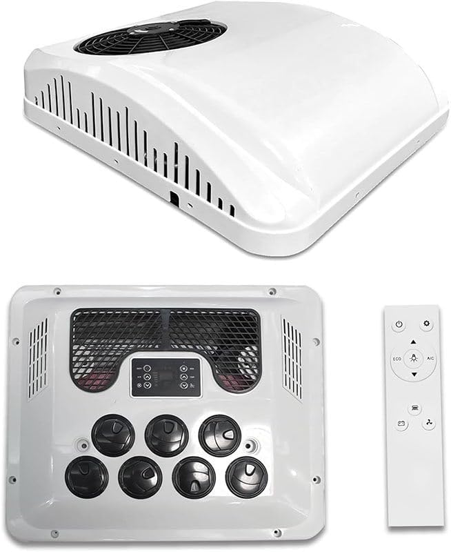 Genérico Aire acondicionado, para Caravana - Techo para Monovolúmenes, Camionetas, Autocaravanas, Camiones, Vehículos Agrícolas, Excavadoras, 220V