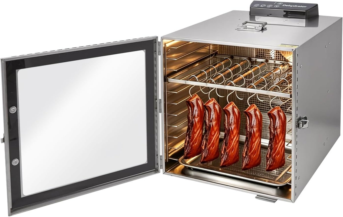 Deinungen Deshidratador, de acero inoxidable de 42, 5 L con 10 pisos y 20
