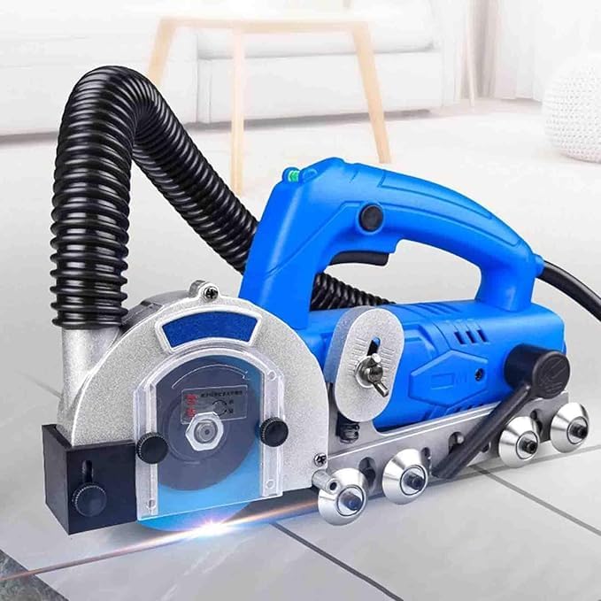 JOMRTS Máquinas de limpieza de suelo, Limpiador Eléctrico De Juntas De Baldosas: Herramienta De Alta Velocidad para La Eliminación De Lechada con