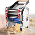 Máquinas para hacer pasta Laminadora de Rodillo de Masa Comercial Máquina Eléctrica de Rodillo de Masa para Pizza de 20 cm 550 W Automáticamente