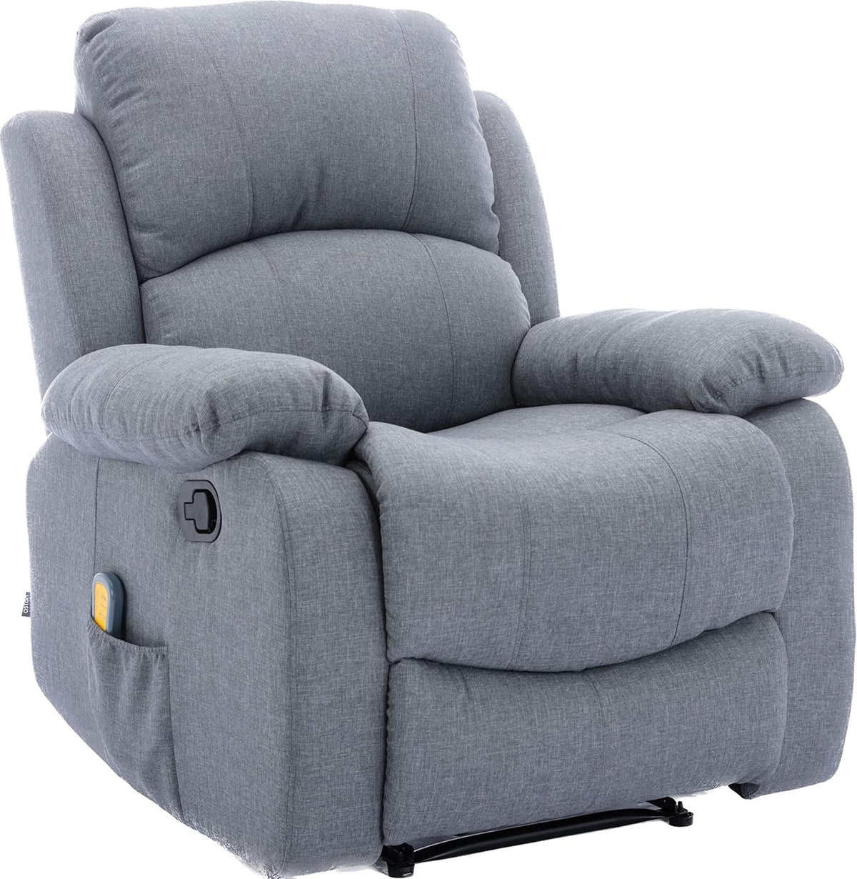 Sillones y asientos de masaje eléctrico AH-AR30900GR Ramón - Sillón Relax con Reclinación Manual (Sistema Pared Cero), Masaje Y Termoterapia, Gris