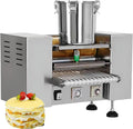 Crepera de Lissontine, Commercial Crepe Maker 2800W, Acero Inoxidable 304 Máquina De Crepes Automática, De Dosificación De Masa, Producción Intensiva