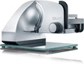Cortafiambr GRAEF Master M90 - Cortafiambres eléctrico, 170 W, cuchilla Ø170 mm, inclinable 30°, metálico, corte fino 0-20 mm, Made in Germany, plata
