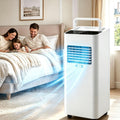Aire acondicionado portátil 3 en 1 de 7000BTU con mando a distancia, temporizador de 24 horas y kit de ventilación para ventana, unidad móvil potente