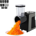 Mandolina de ACROSSPART, Cortador de verduras eléctrico de acero inoxidable, 5 en 1, rallador de verduras eléctrico, multi moulinette con 5 cuchillas