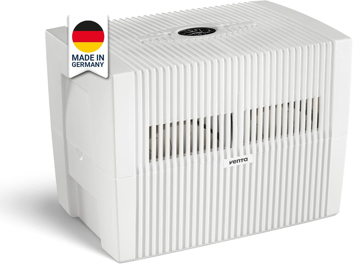 Humidificadores de habitación individual Humidificador LW45 Comfort Plus, muy silencioso, 24 dB (A), eficiencia energética de 3 W, evaporación