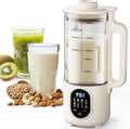 Batidoras de vaso de KLEANMAX, Máquina para hacer leche de nueces mejorada de 55.5 onzas (extragrande), máquina automática de leche de soja 10 en 1